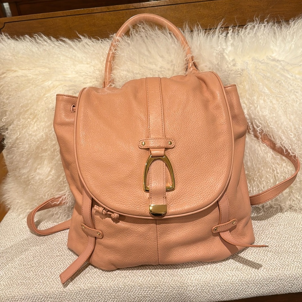 G.I.L.I. Large Leather Bag with backpack straps